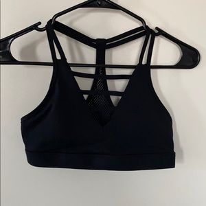 ZYIA Black Grid Bra